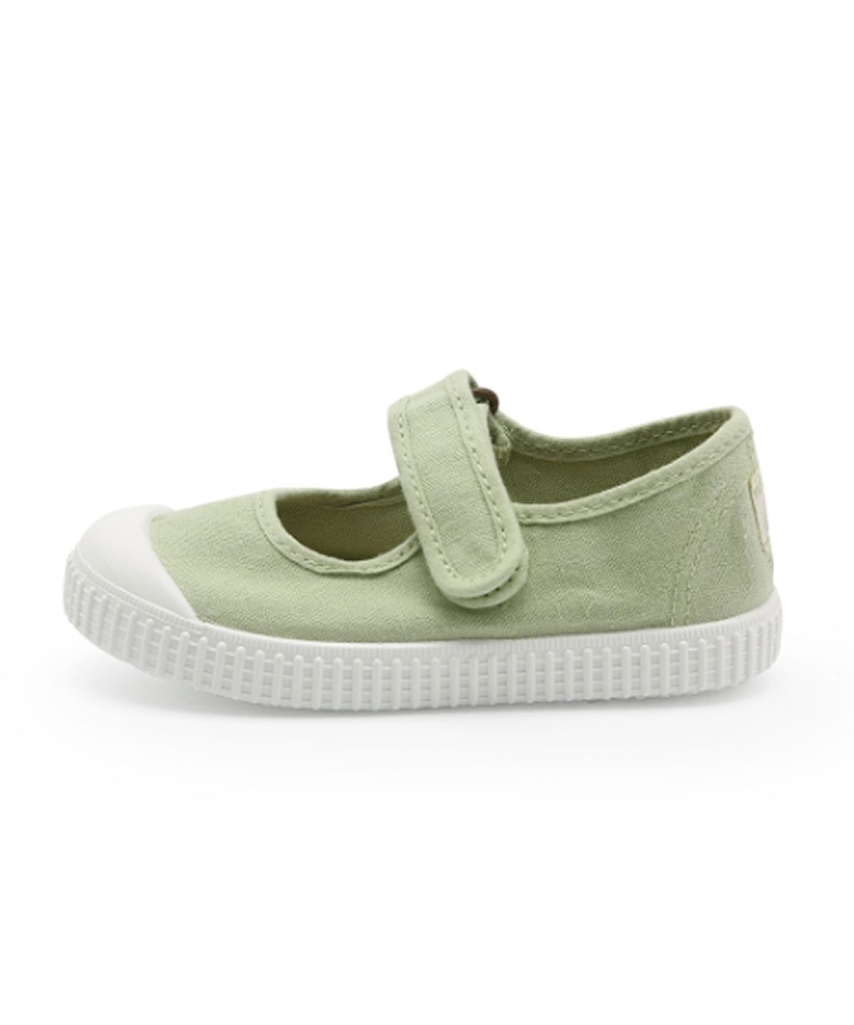 빅토리아슈즈 키즈(VICTORIA SHOES KIDS) 아동 메르세데스 틴타다 코튼 스트랩 스니커즈 (136605-WASABI)