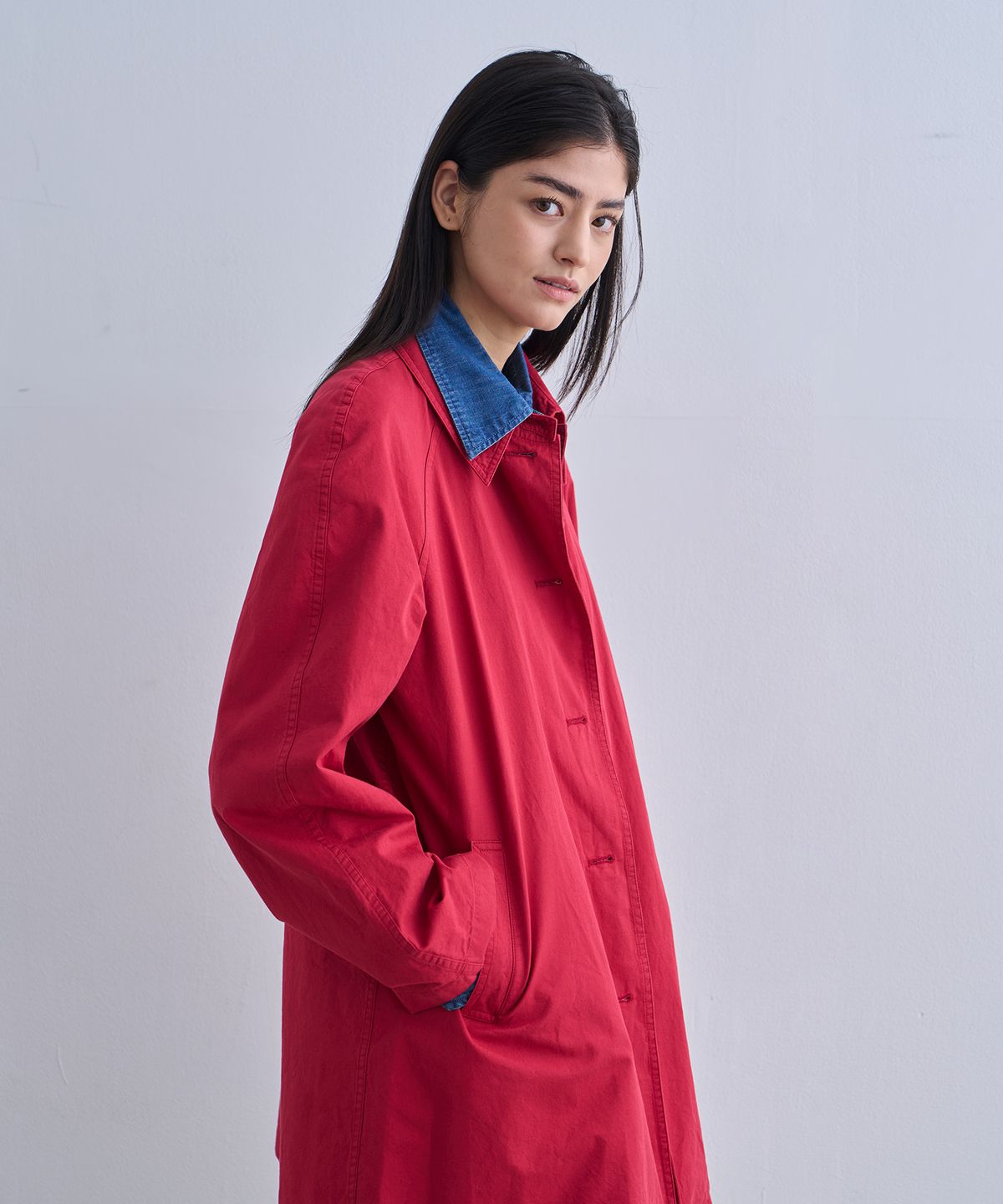 정감 스튜디오(JEONGGAM STUDIOS) Minimal Single Half Coat_3 Color