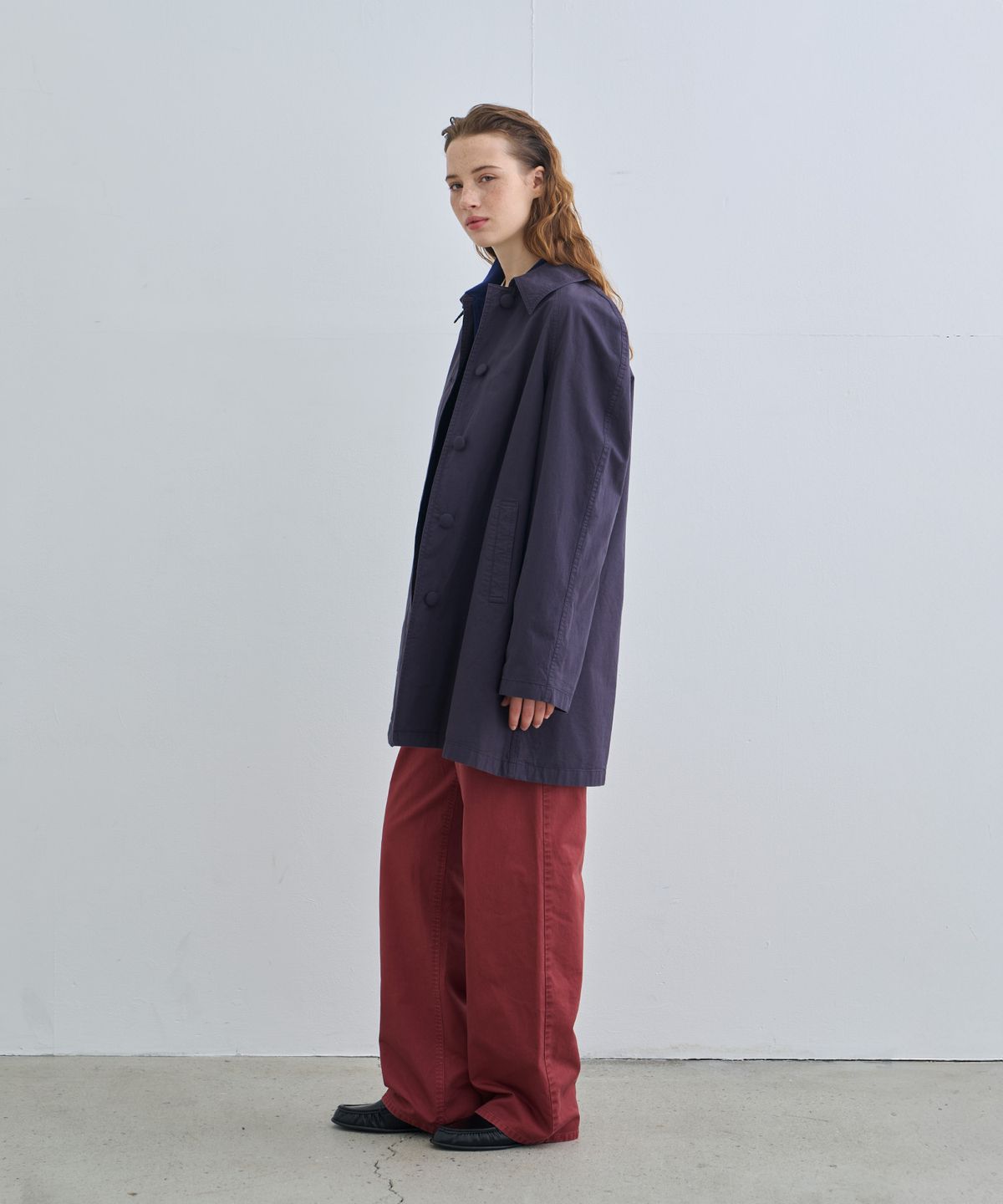 정감 스튜디오(JEONGGAM STUDIOS) Minimal Single Half Coat_3 Color