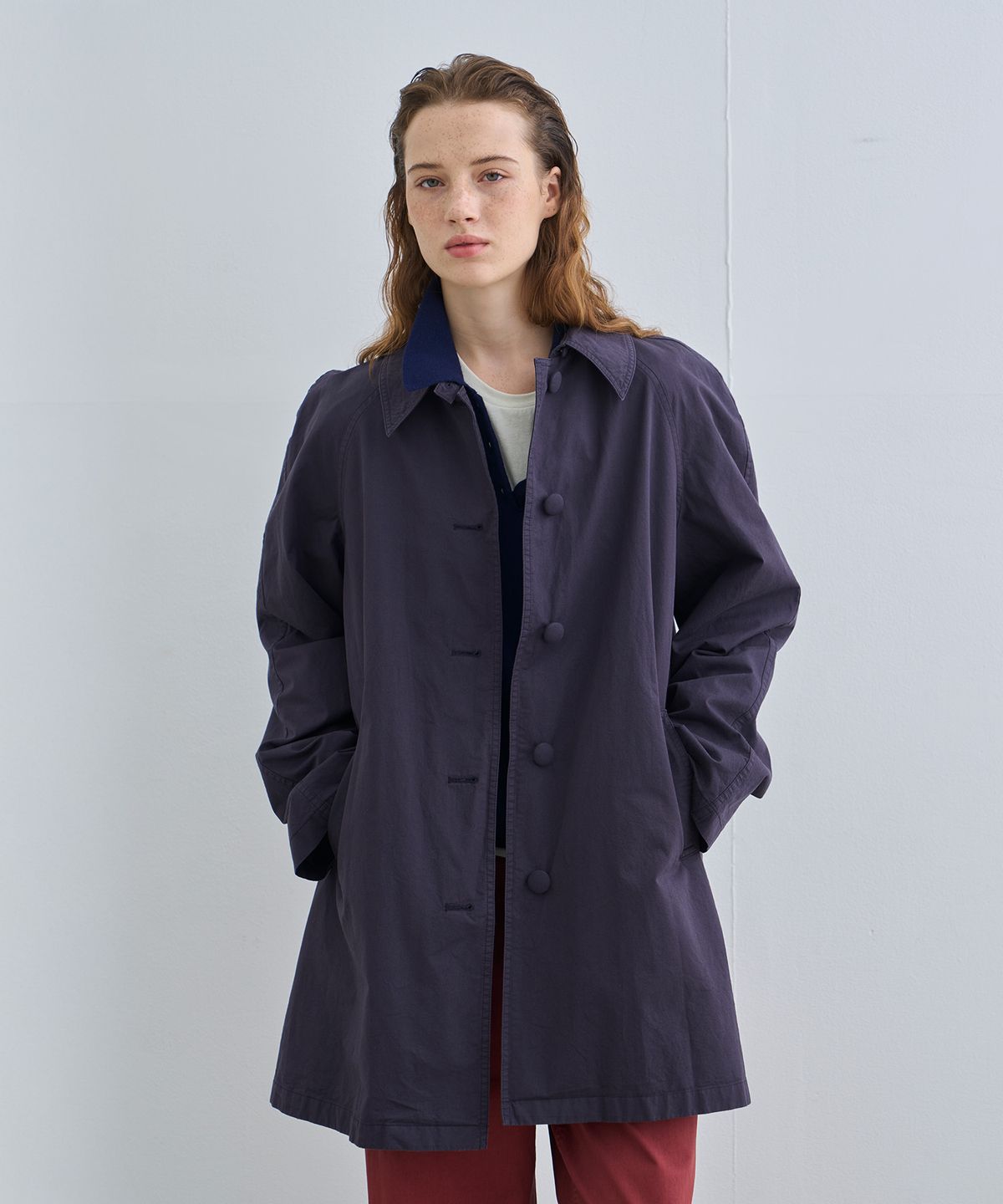 정감 스튜디오(JEONGGAM STUDIOS) Minimal Single Half Coat_3 Color