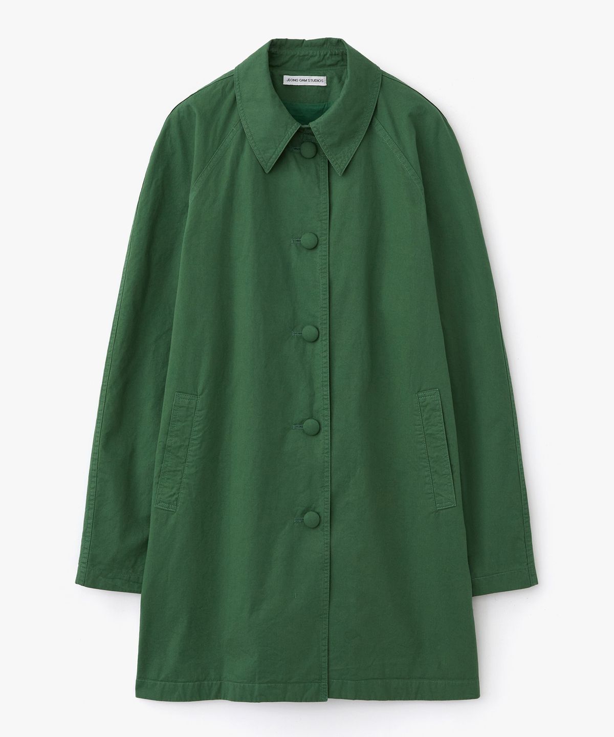 정감 스튜디오(JEONGGAM STUDIOS) Minimal Single Half Coat_3 Color