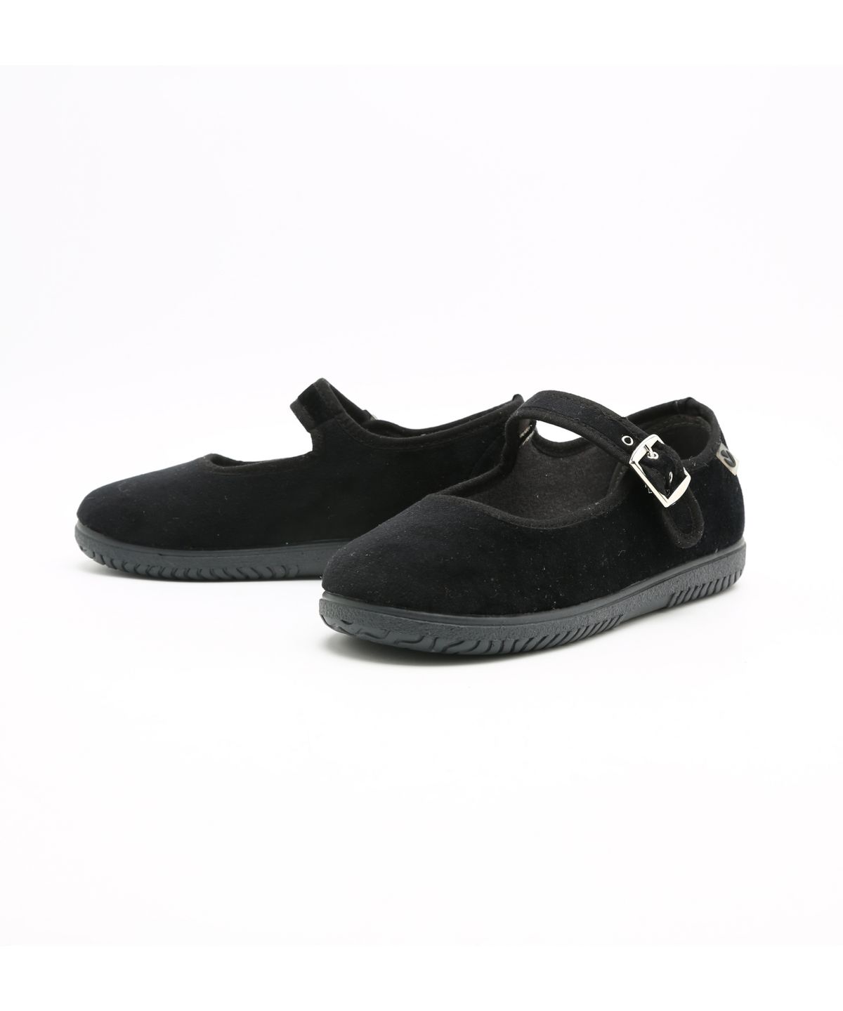빅토리아슈즈 키즈(VICTORIA SHOES KIDS) 아동 오하라 벨벳 메리제인 (1051135-NEGRO)