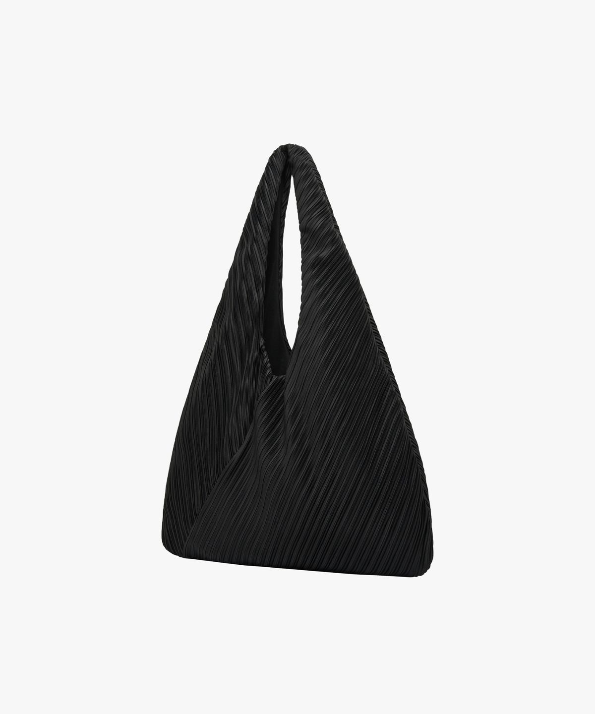 에쏘(ESSO) PLEATS SLOUCHY BAG IN BLACK