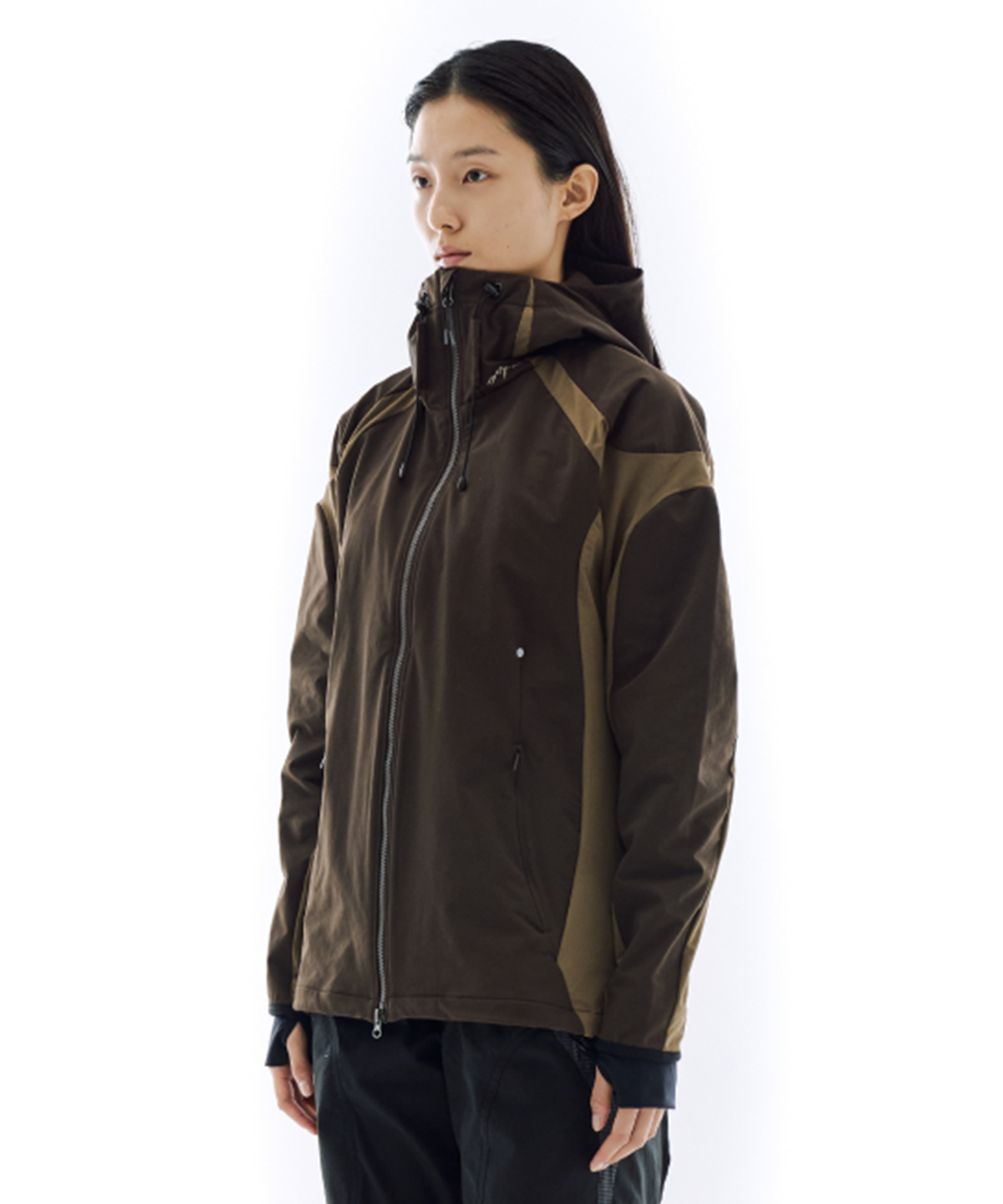 콜드웜(COLDWARM) Contour Shell Jacket (Khaki/Brown) -Women-