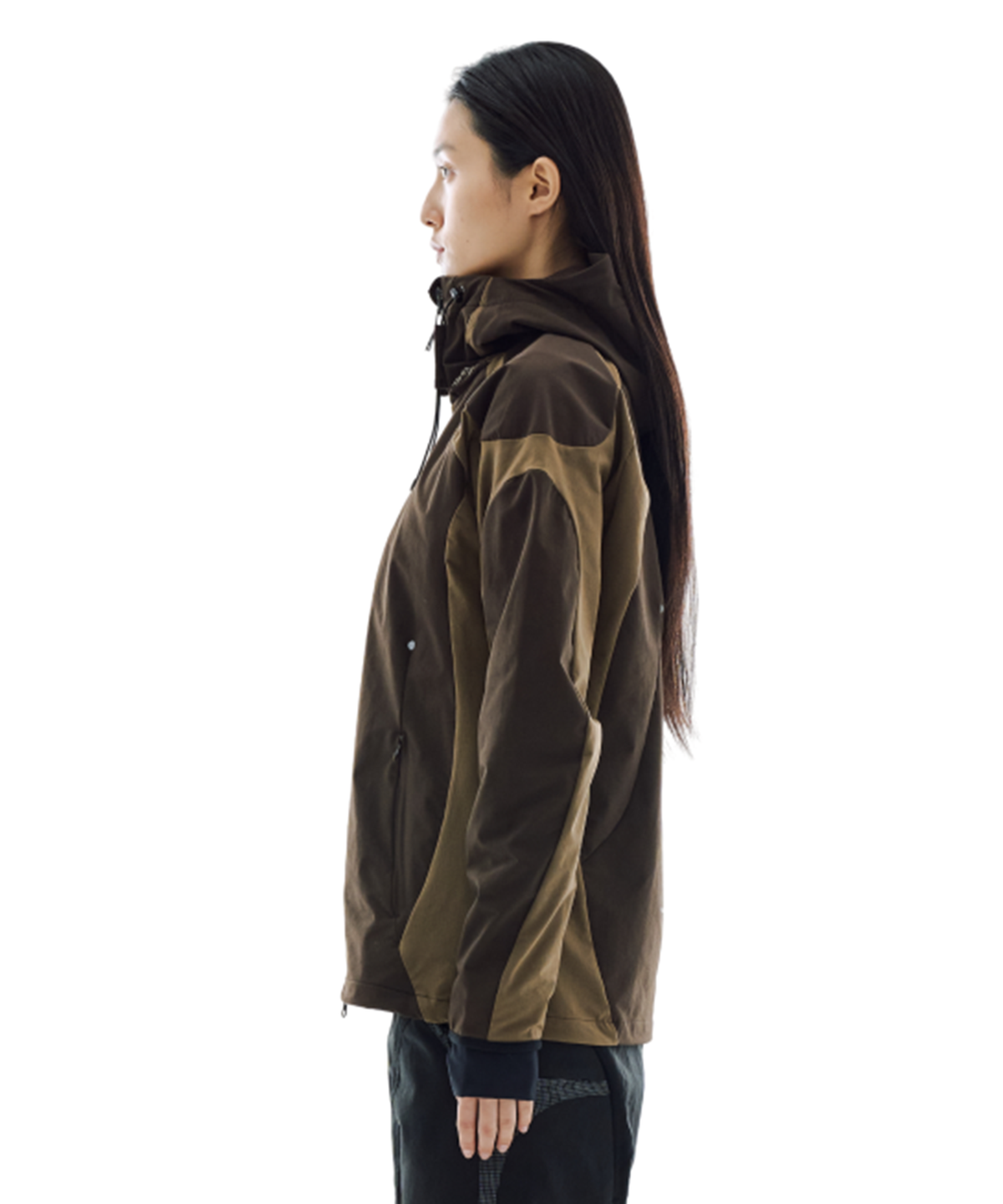 콜드웜(COLDWARM) Contour Shell Jacket (Khaki/Brown) -Women-