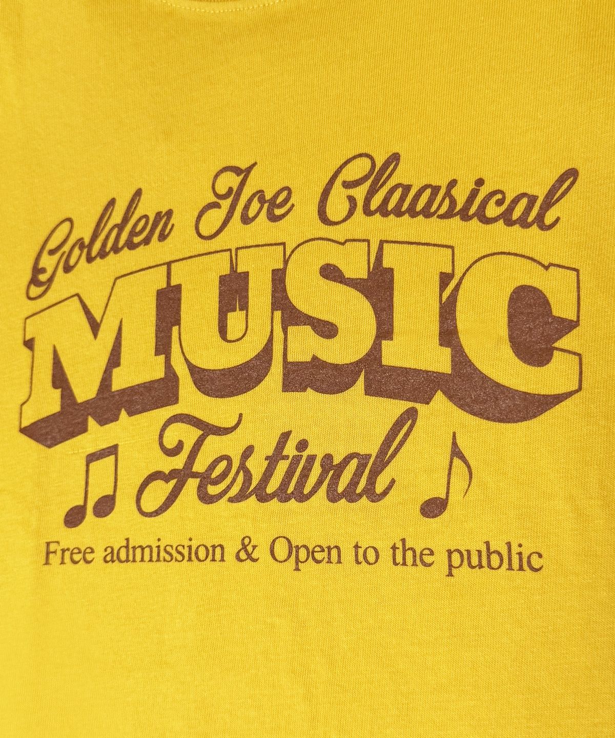 골든조(GOLDENJOE) Music Festival T-shirt