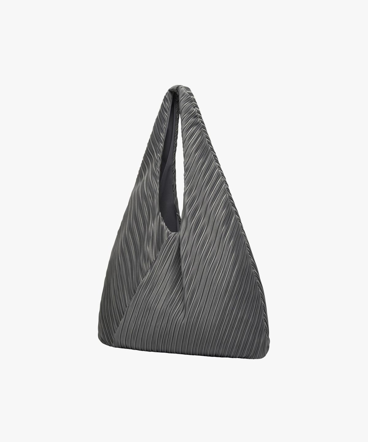 에쏘(ESSO) PLEATS SLOUCHY BAG IN CHARCOAL
