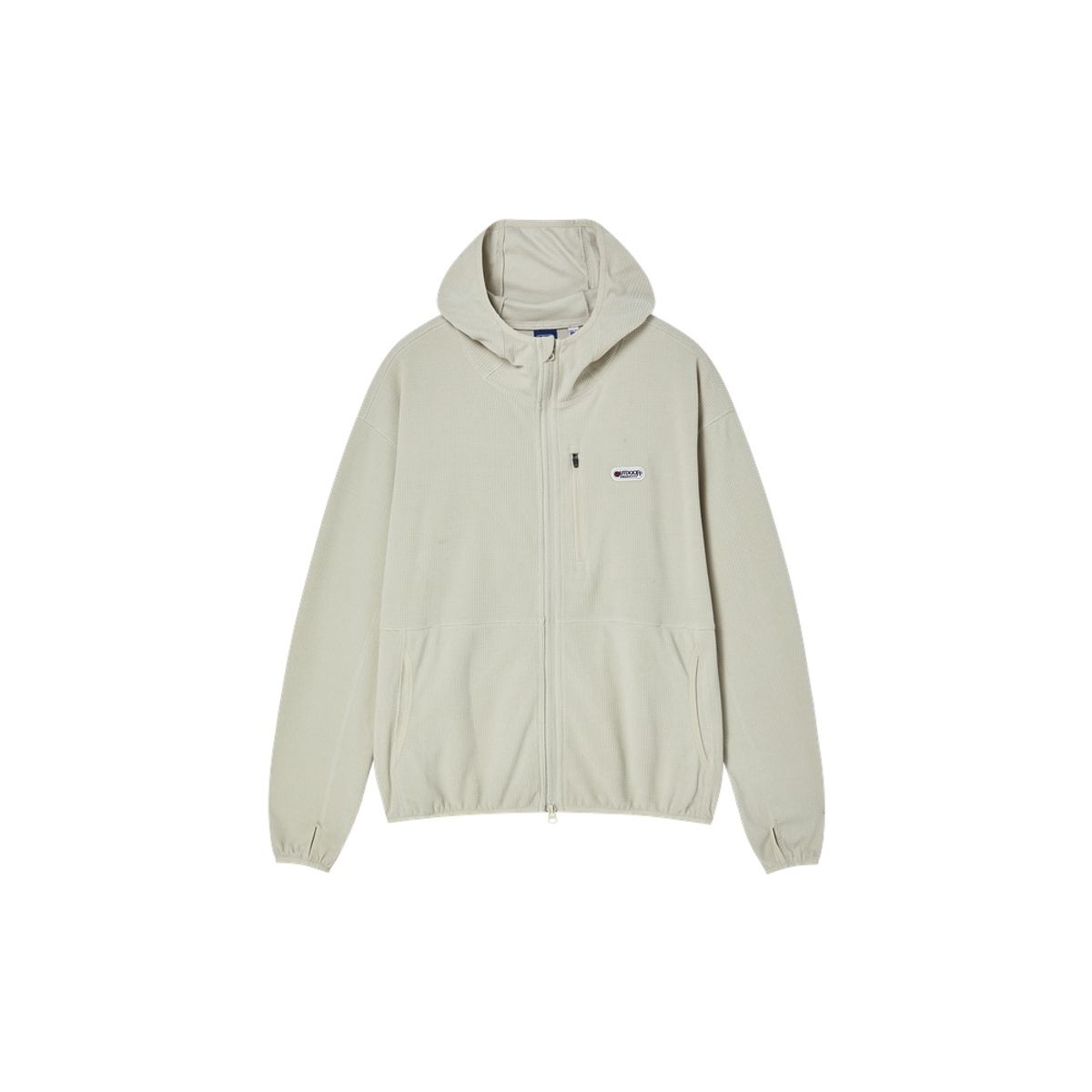 아웃도어 프로덕츠(OUTDOOR PRODUCTS) 그리드 플리스 후드 집업 (아이보리)