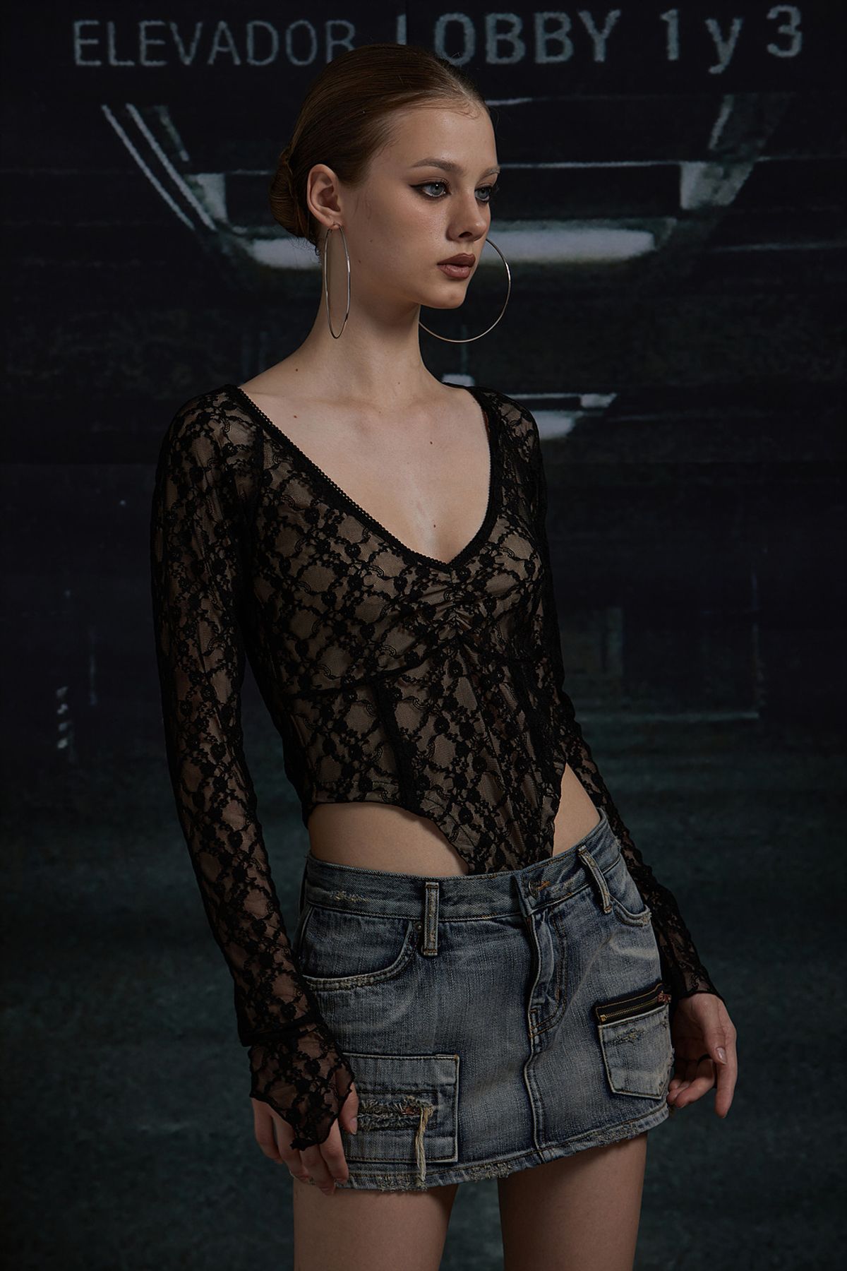 게이트리스(GATELESS) FAKE BODYSUIT LONG SLEEVE