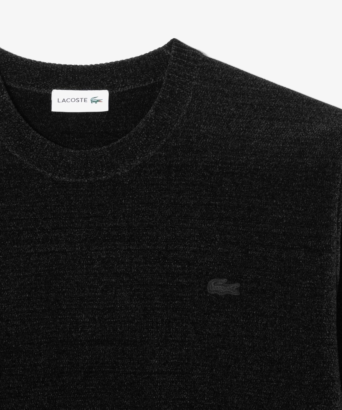 라코스테(LACOSTE) 남성 셔닐사 배색 스티치 크루넥 풀오버 AH502E-56N 031