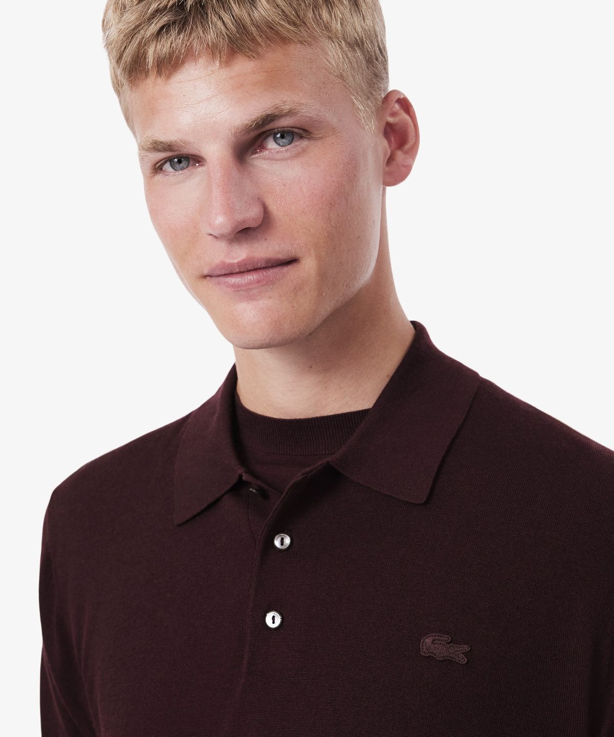 라코스테(LACOSTE) 남성 리오셀 캐시미어 스웨터 폴로셔츠 AH8586-56N 3KE