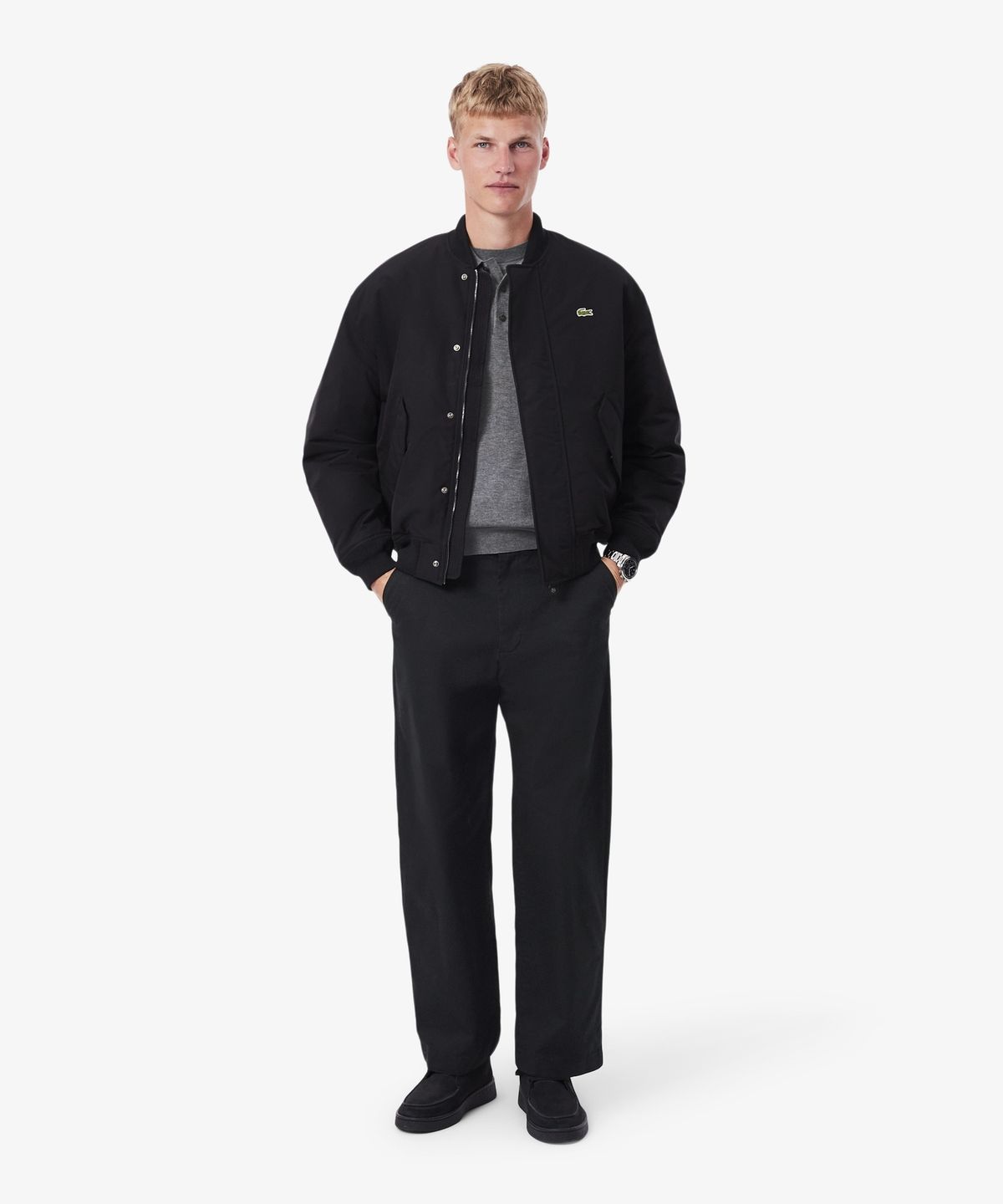라코스테(LACOSTE) 남성 리오셀 캐시미어 스웨터 폴로셔츠 AH8586-56N UWC