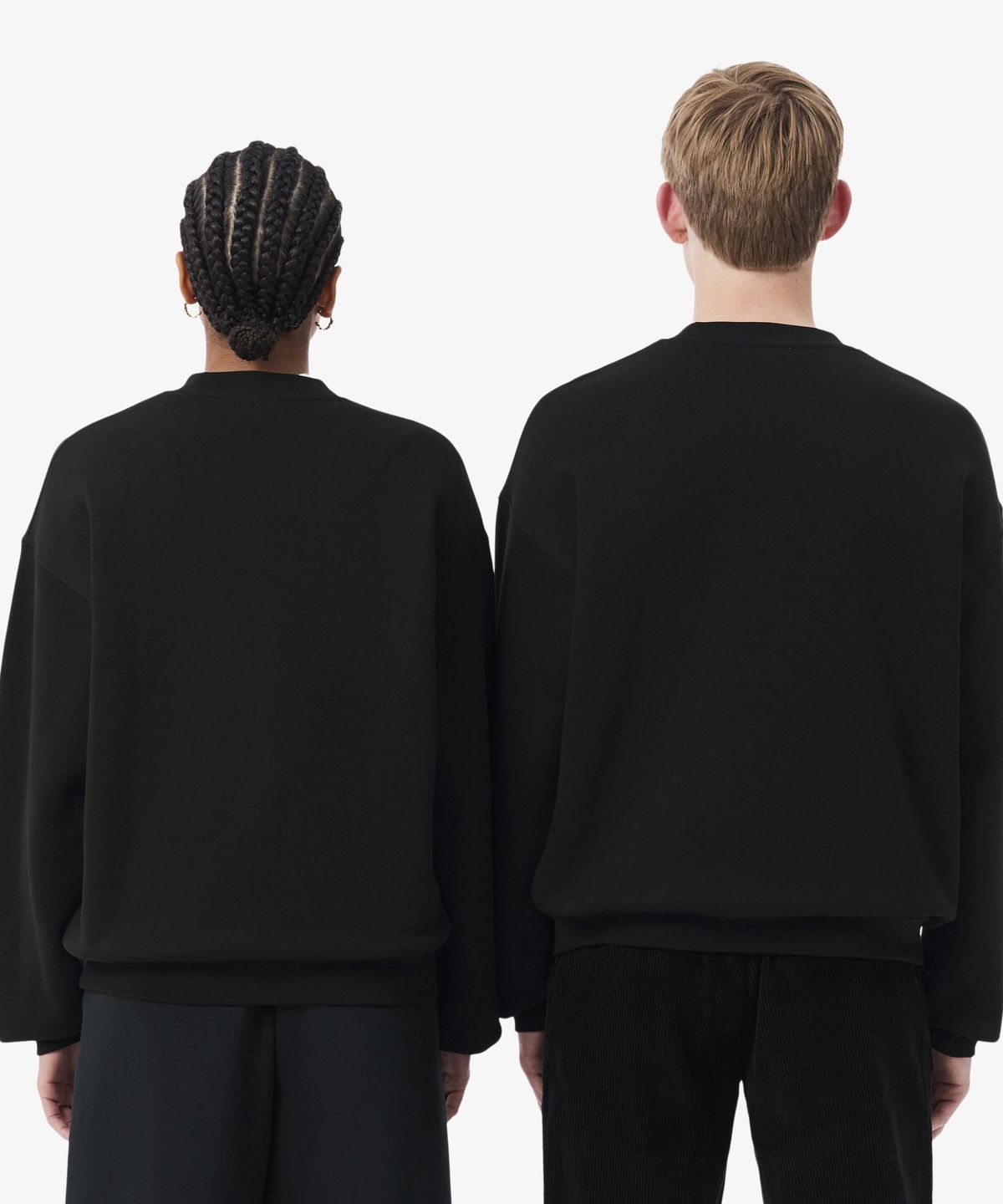 라코스테(LACOSTE) 남성 크록 시그니처 루즈핏 크루넥 스웻셔츠 SH7745-56N 031
