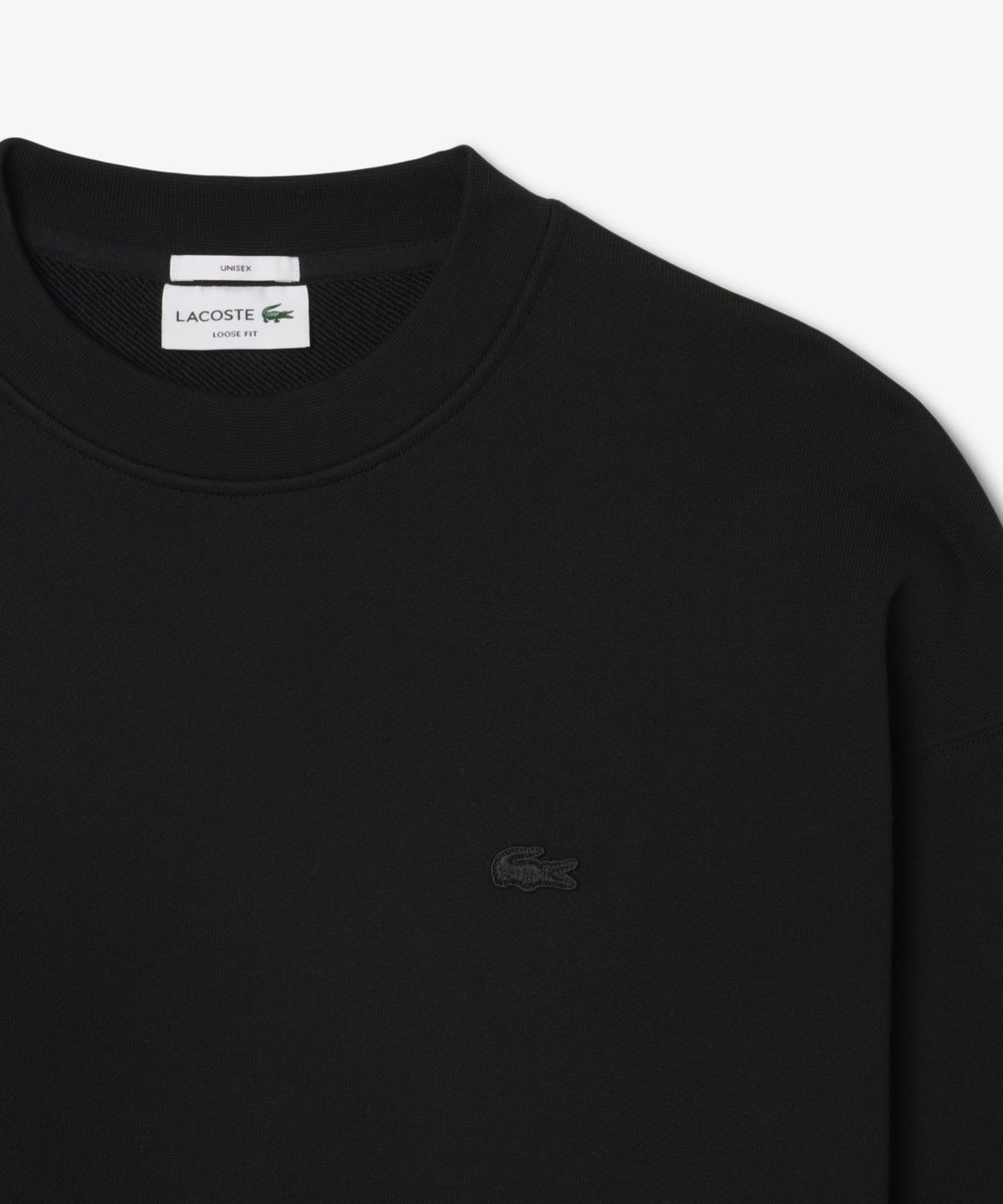 라코스테(LACOSTE) 남성 크록 시그니처 루즈핏 크루넥 스웻셔츠 SH7745-56N 031