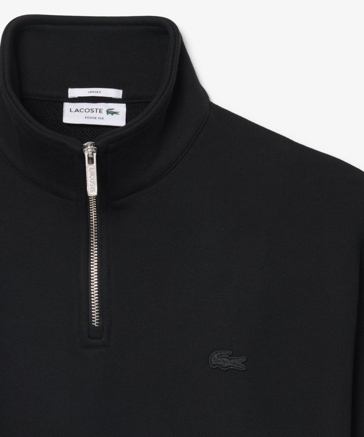 라코스테(LACOSTE) 남성 크록 시그니처 루즈핏 반집업 스웻셔츠 SH7759-56N 031