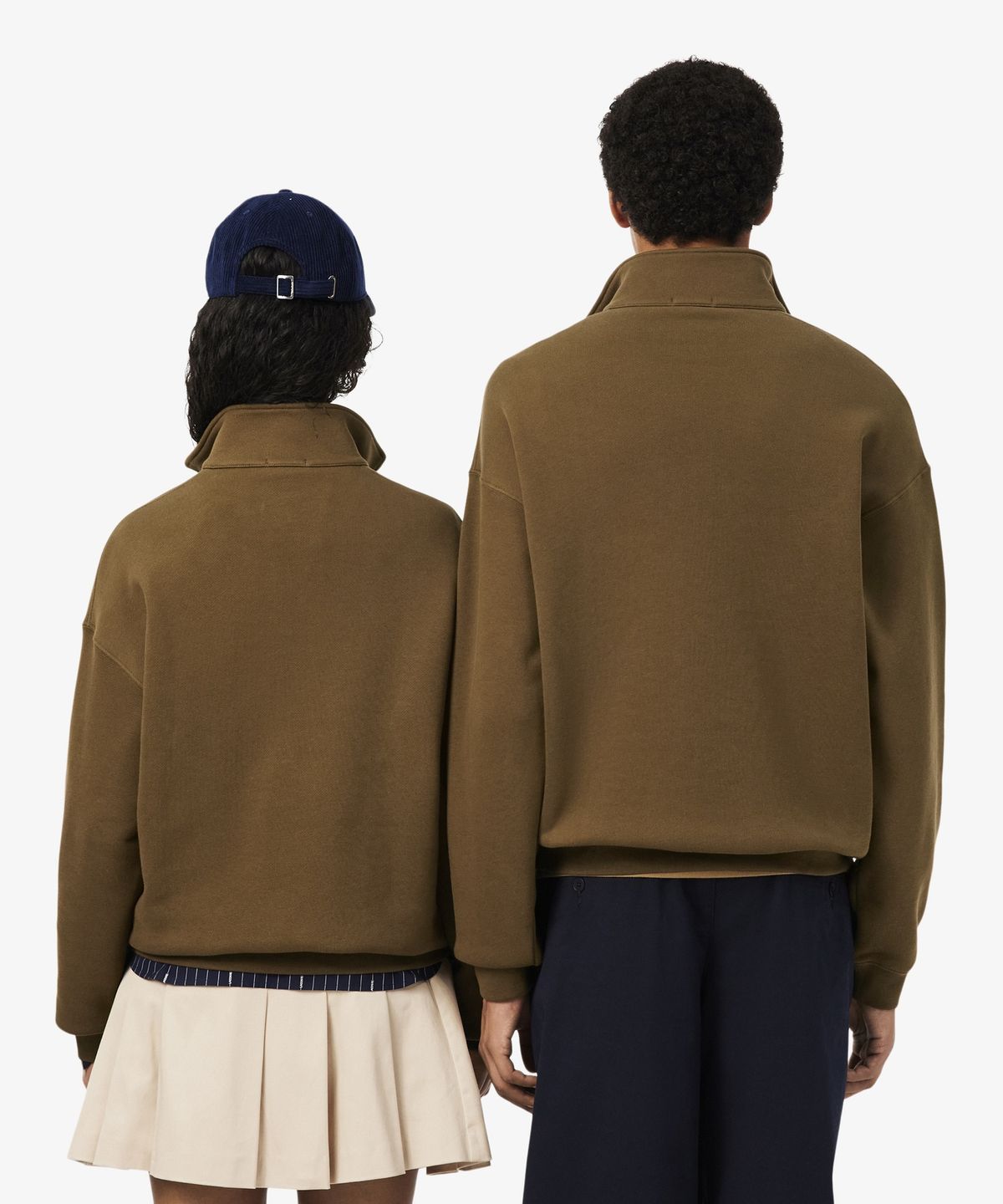 라코스테(LACOSTE) 남성 크록 시그니처 루즈핏 반집업 스웻셔츠 SH7759-56N DPD
