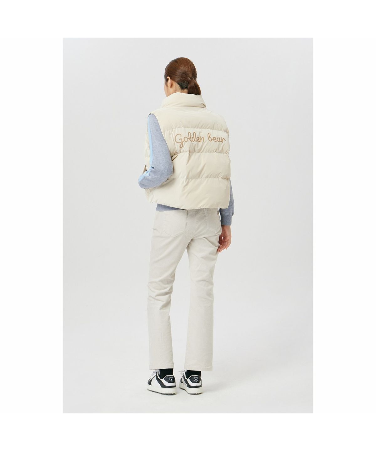 골든베어(GOLDEN BEAR) (여성) Corduroy Semi Boots-Cut Pants G5PAW26202IVX