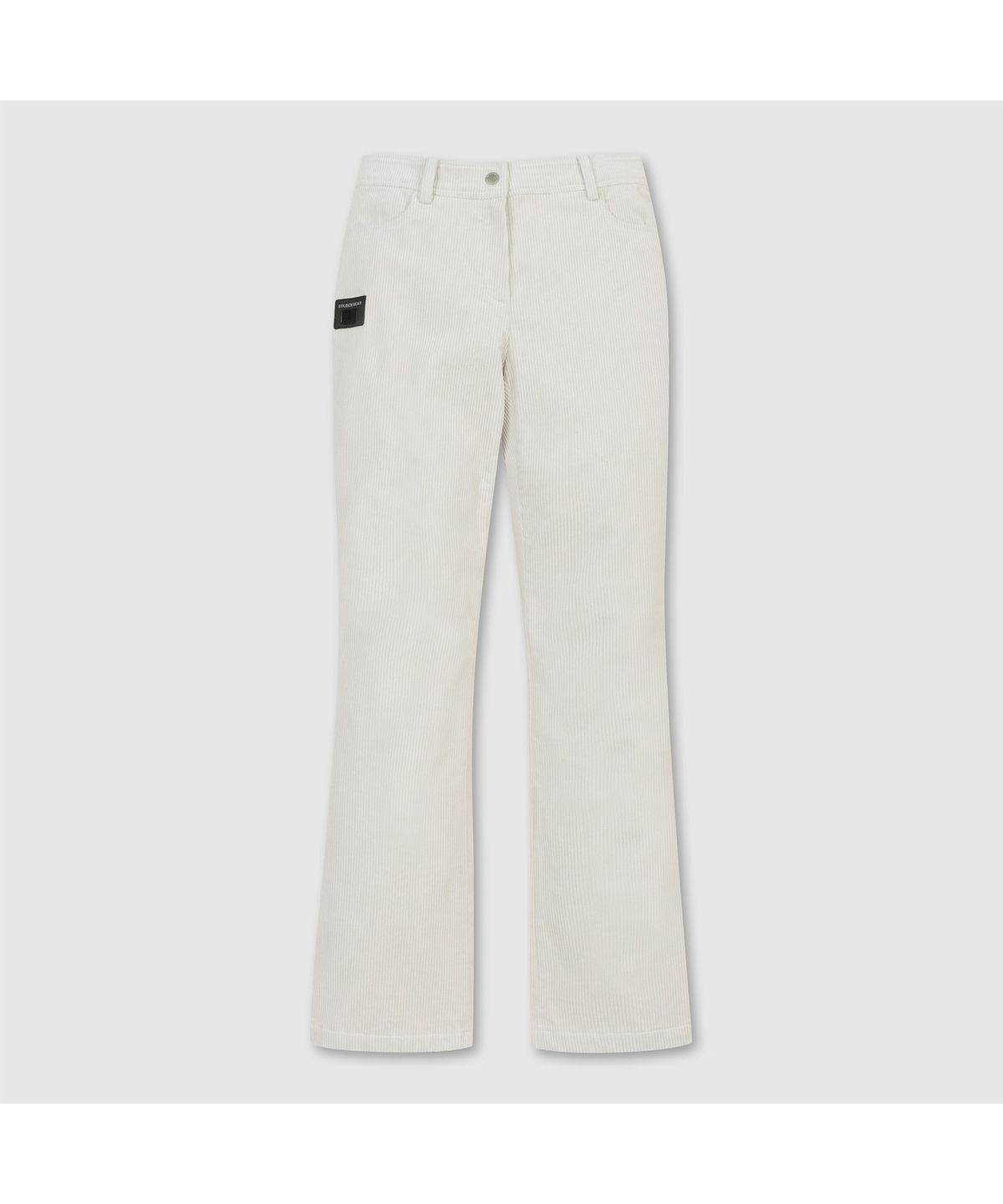 골든베어(GOLDEN BEAR) (여성) Corduroy Semi Boots-Cut Pants G5PAW26202IVX