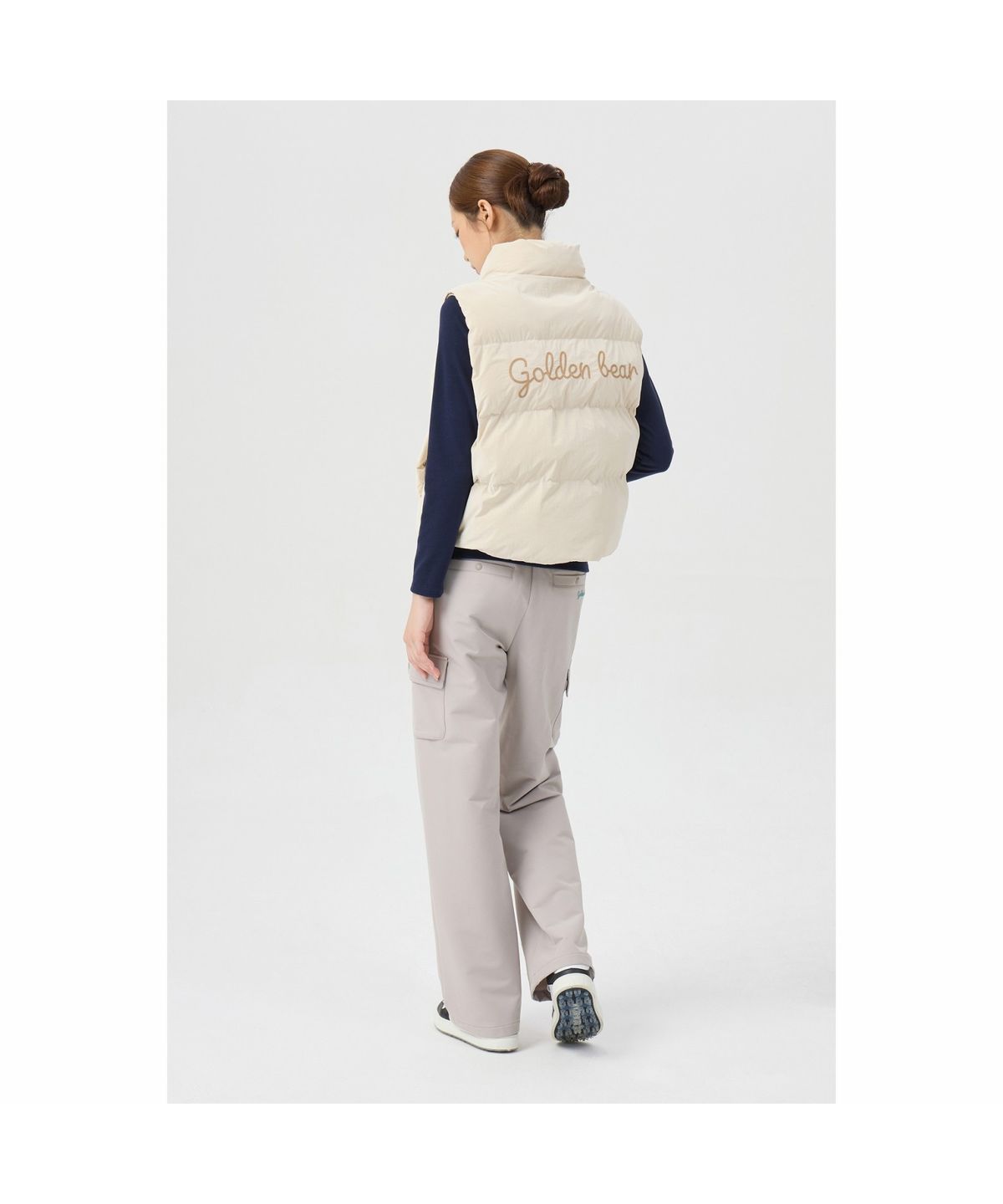 골든베어(GOLDEN BEAR) (여성) Brushed Semi Wide Pants G5PAW26206GYX