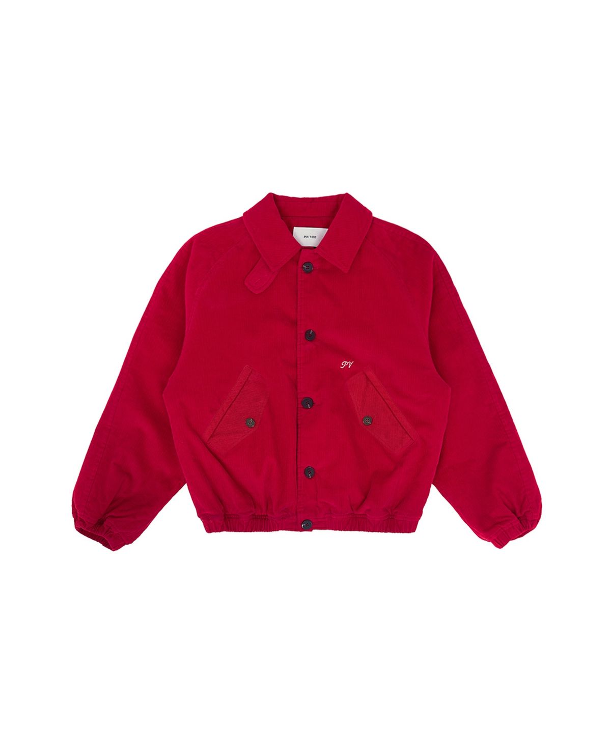 피브비(PIV’VEE) Quilted Corduroy Jumper (cherry red)