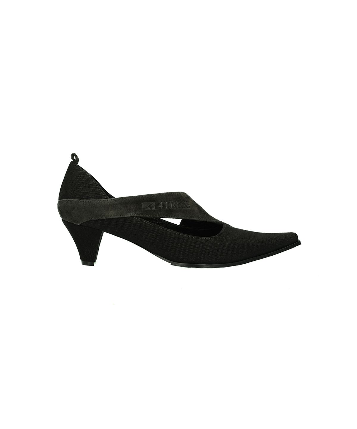 포트리스(4TRESS) LEATHER LAYERING PUMPS 01 BLACK