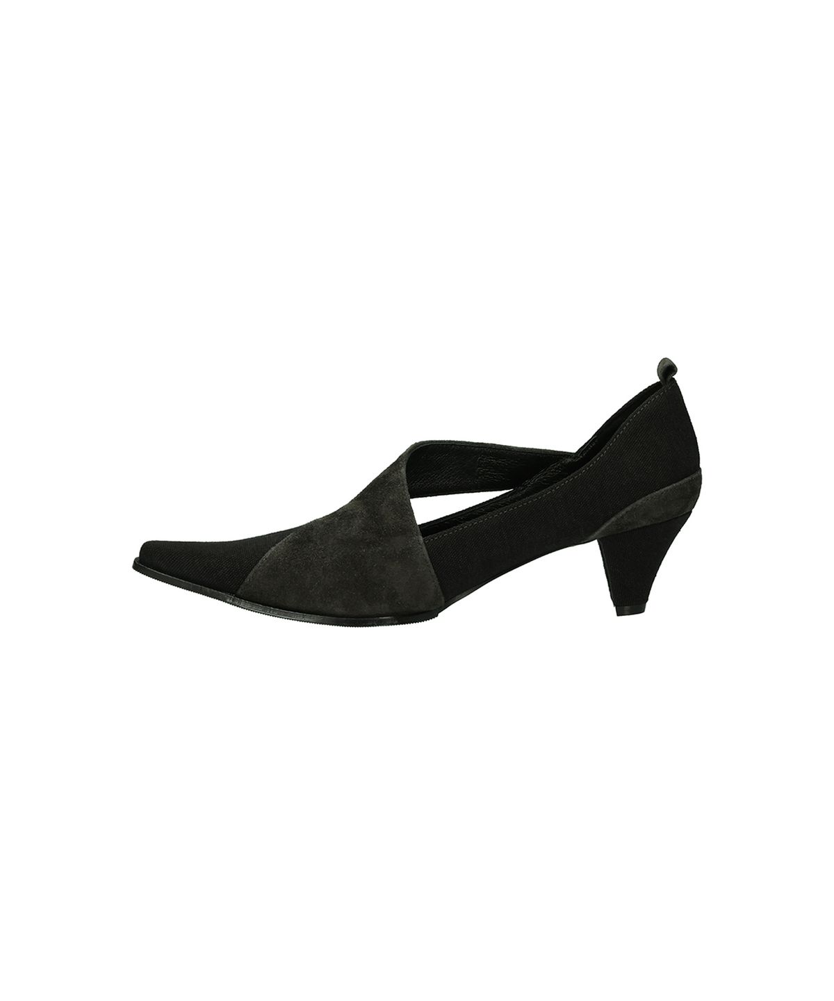 포트리스(4TRESS) LEATHER LAYERING PUMPS 01 BLACK