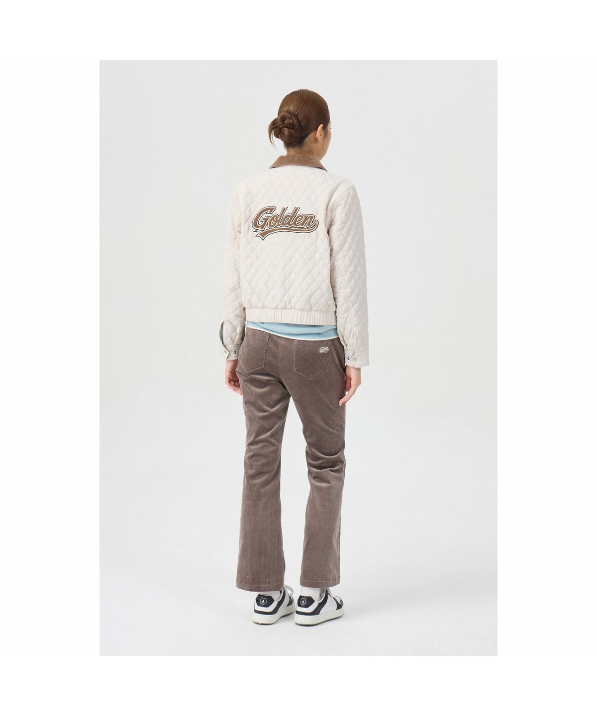 골든베어(GOLDEN BEAR) (여성) Corduroy Semi Boots-Cut Pants G5PAW26202BRX