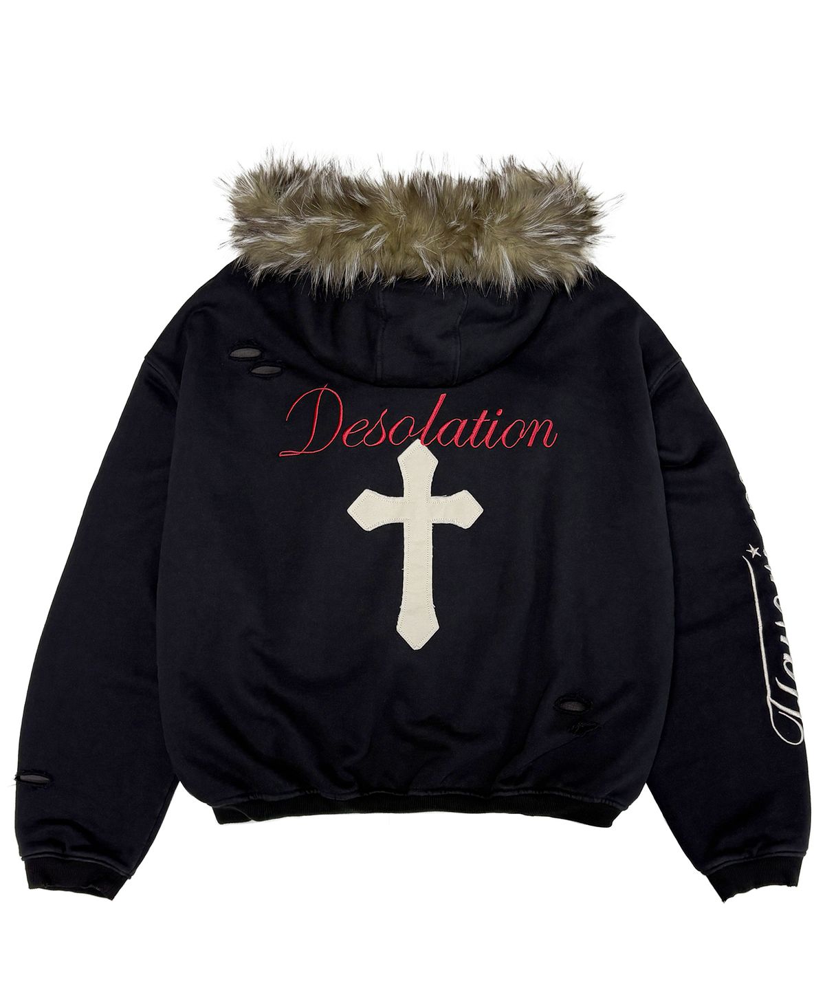 플레이버리즘(FLAVORISM) Red Horse Waffle Lining Zip Hoodie (TO0030)