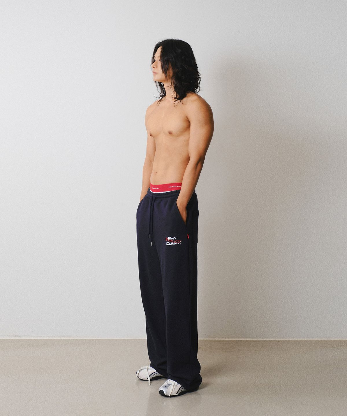 레코딩하우스(RECORDINGHOUSE) REC CLIMAX SWEATPANTS [NAVY]