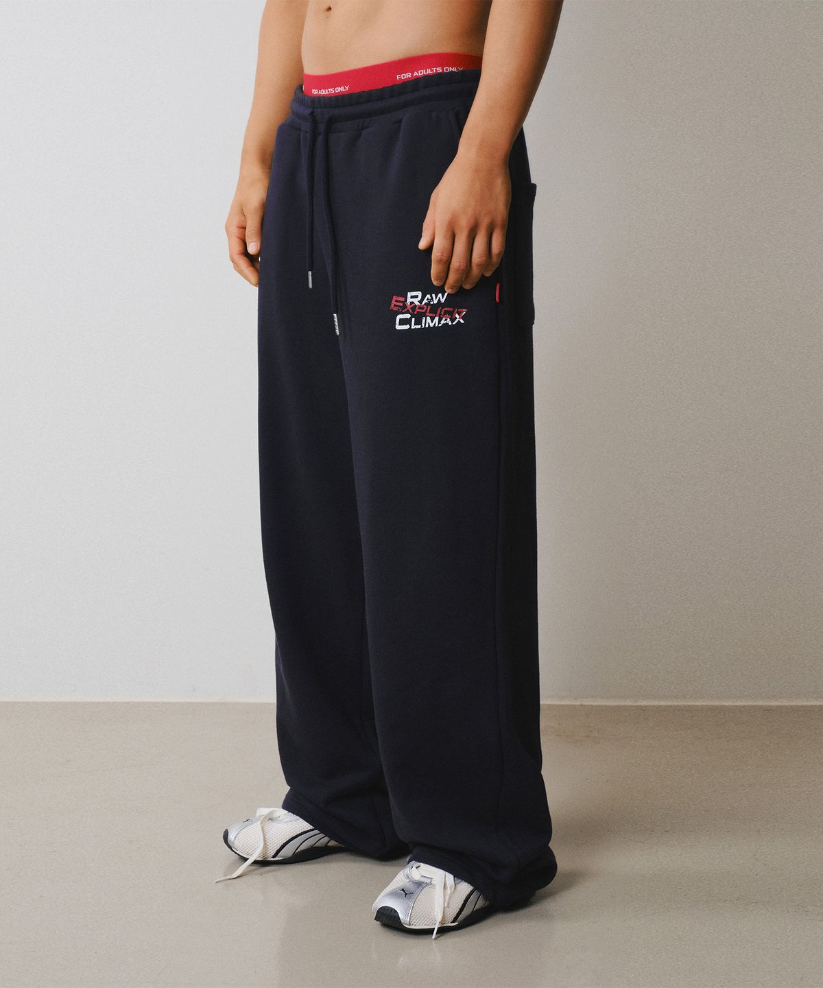 레코딩하우스(RECORDINGHOUSE) REC CLIMAX SWEATPANTS [NAVY]