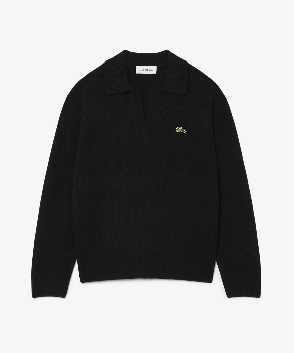 라코스테(LACOSTE) 여성 캐시미어 오픈카라 스웨터 AF2610-56N 031