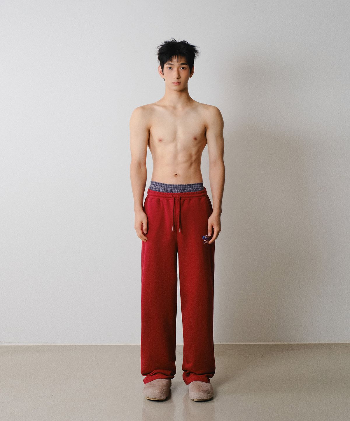 레코딩하우스(RECORDINGHOUSE) REC CLIMAX SWEATPANTS [RED]