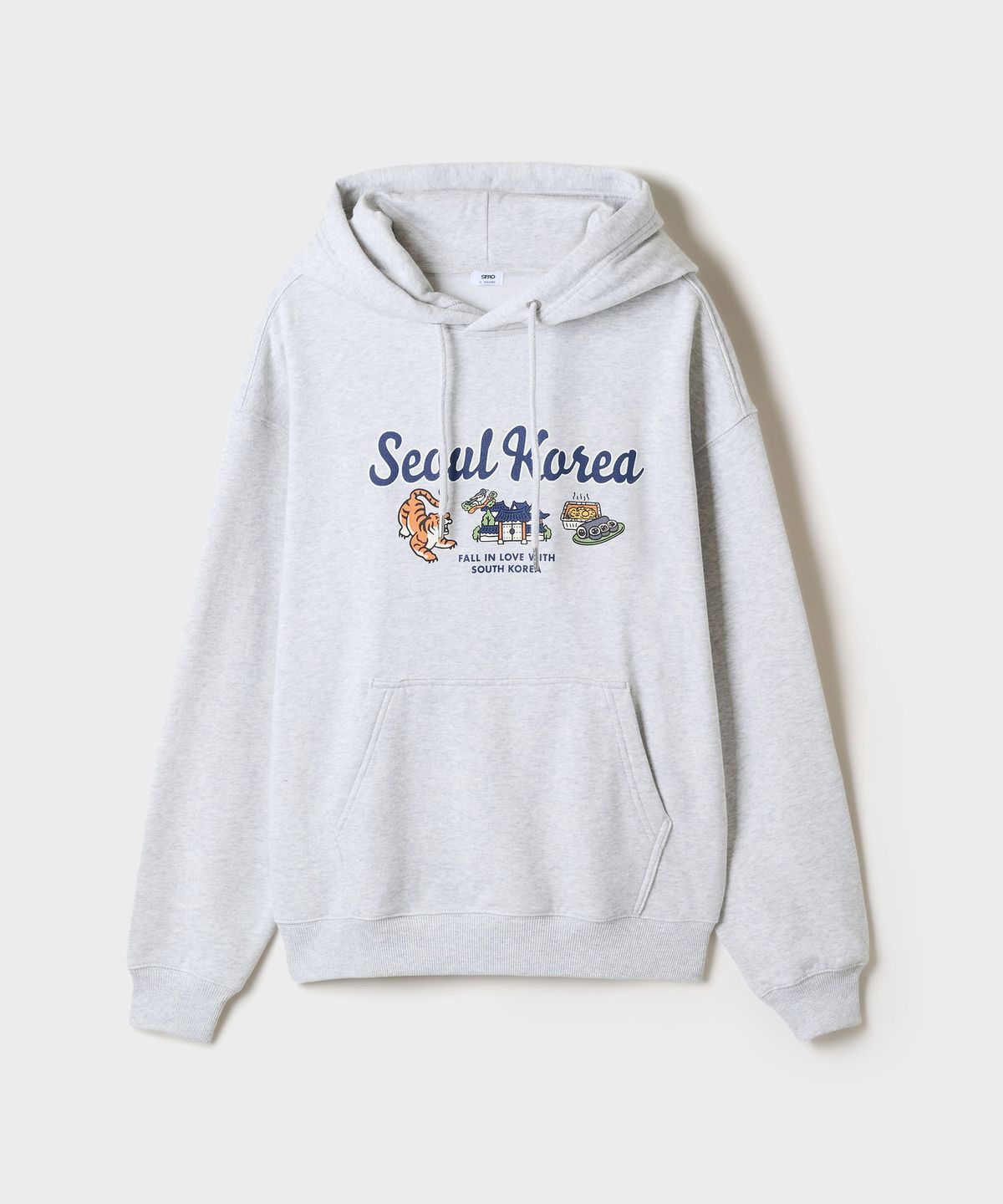 스파오(SPAO) 서울 코리아 후드 풀오버_SPMNG4TC77