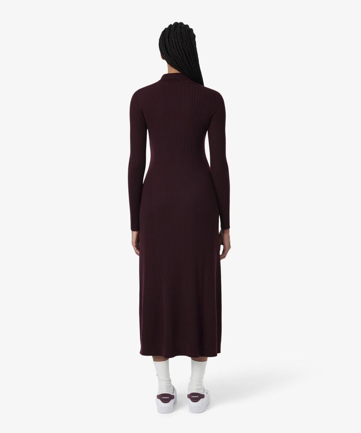 라코스테(LACOSTE) 여성 오픈 셔츠형 롱 드레스 EF8252-56N 3KE