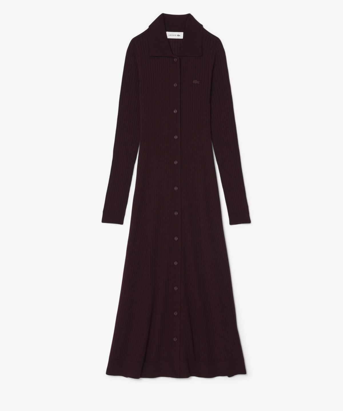 라코스테(LACOSTE) 여성 오픈 셔츠형 롱 드레스 EF8252-56N 3KE
