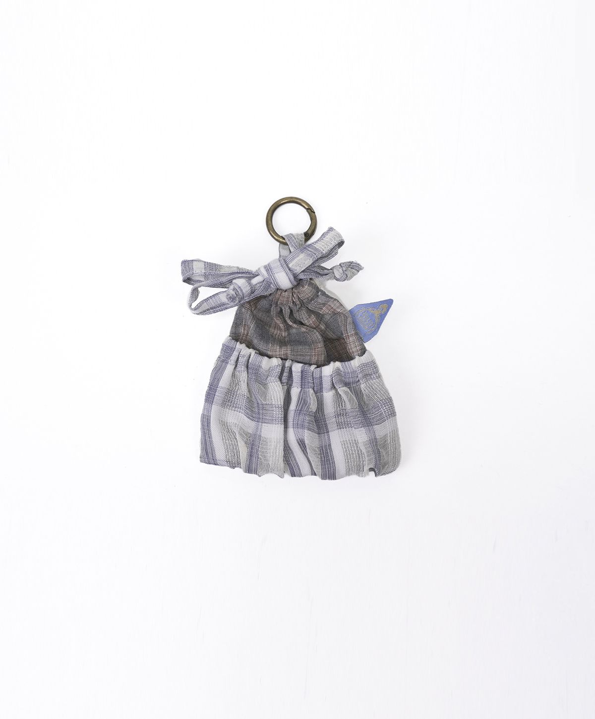 누크피터(NUUKFITTER) SHINING MINI BAG KEY RING [IVORY]샤이닝 미니백 키링 아이보리