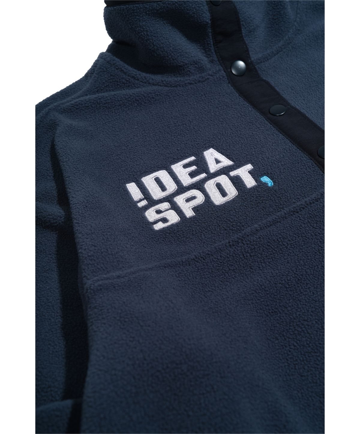 퍼츠(POTS) IDEA SPOT FLEECE PULLOVER [CHACOAL]