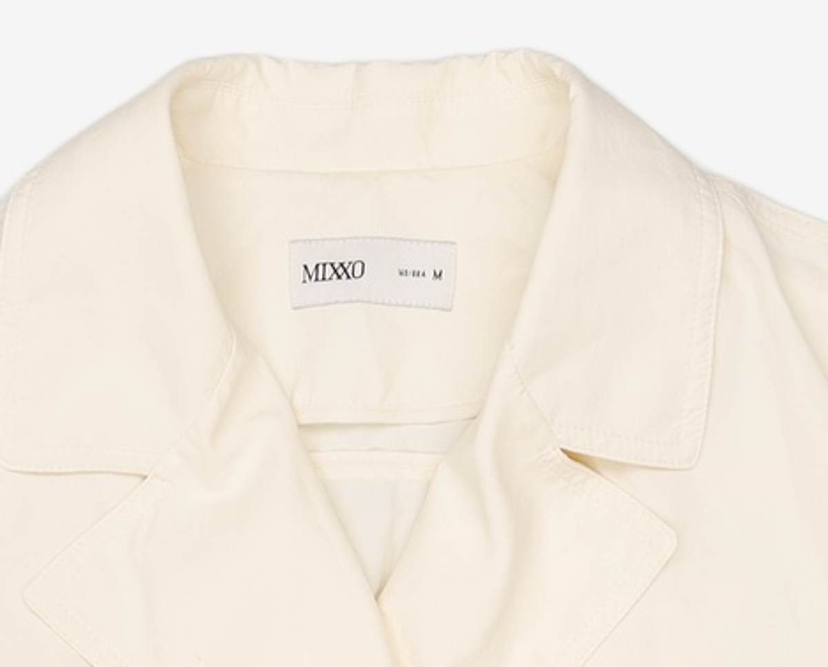 미쏘(MIXXO) 트렌치형 더블 숏점퍼 MIWJJB50QB M