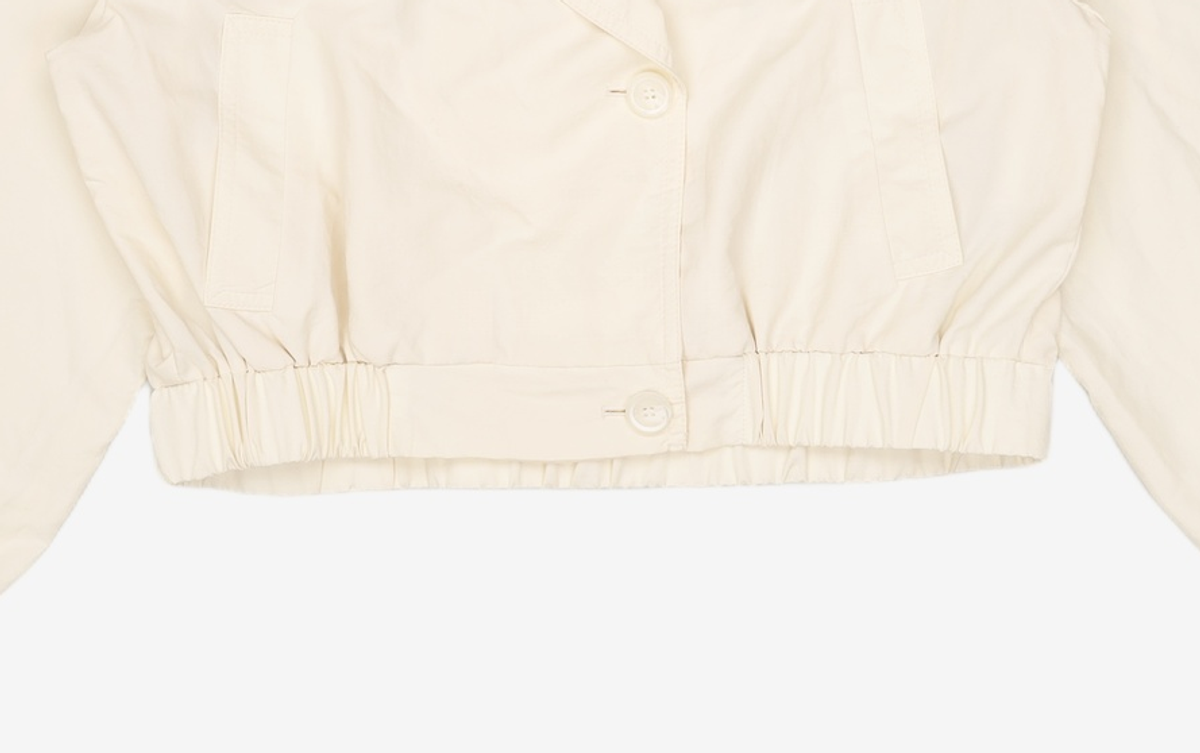 미쏘(MIXXO) 트렌치형 더블 숏점퍼 MIWJJB50QB M