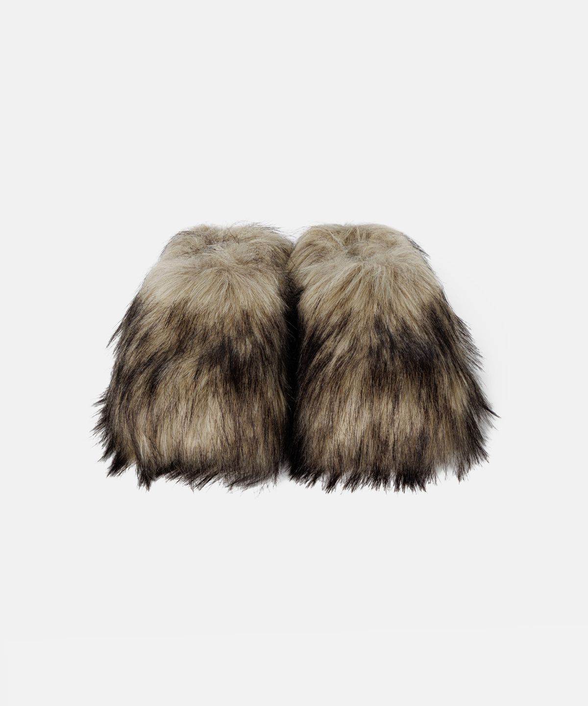 나체(NACHE) HAIRY MULE CLOG BROWN