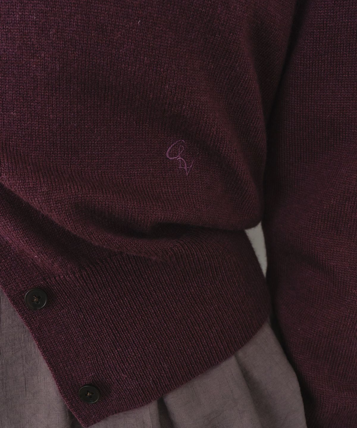 올리브 데 올리브(OLIVE DES OLIVE) CASHMERE BLENDED 베이직R 가디건 OK6WDA300