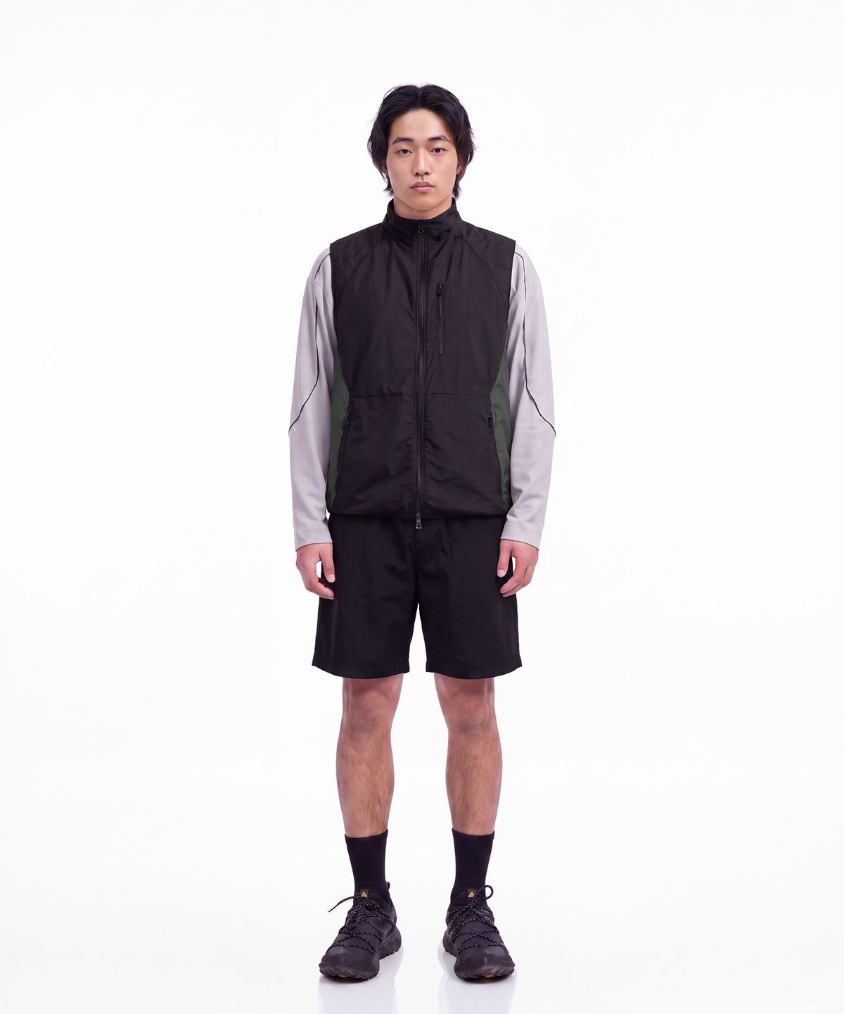 몰트선셋(MOLTSUNSET) Convertible Block Shell - Black