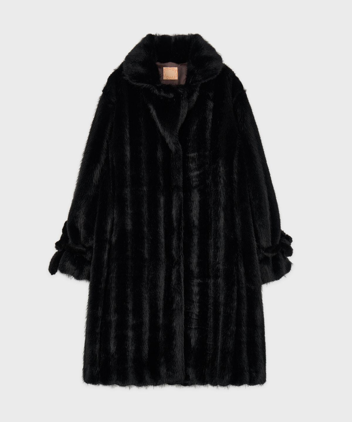 시눈(SINOON) Maxi Fur Jacket (Black)