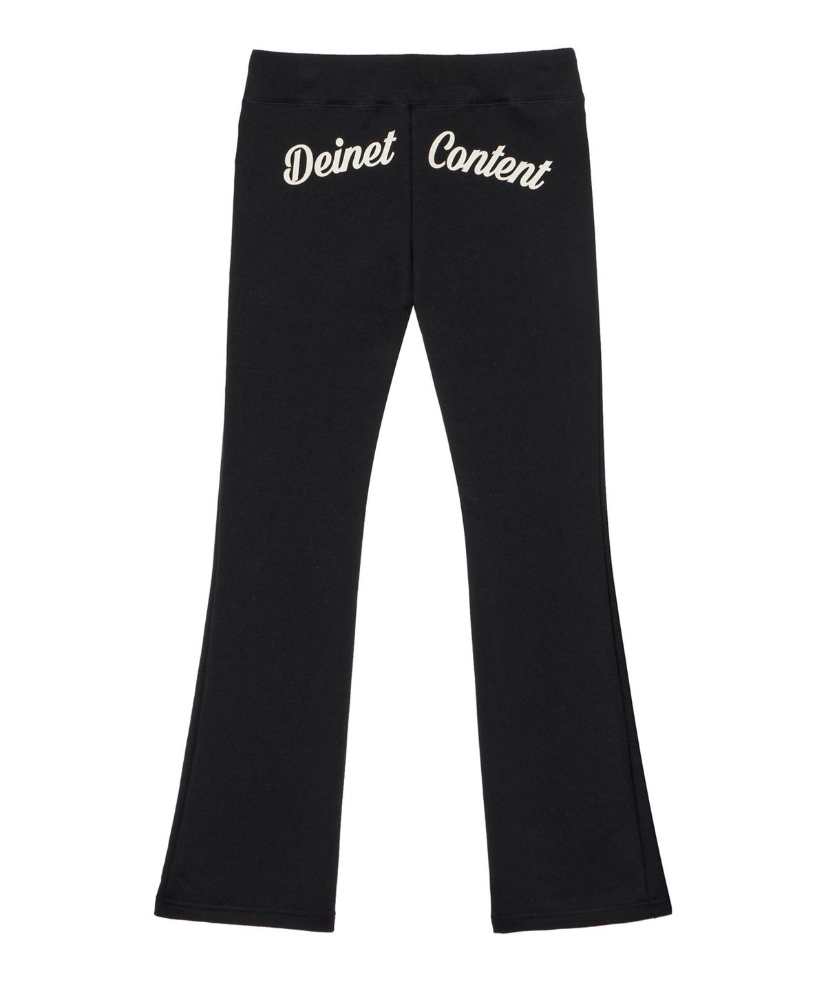 다이닛(DEINET) CONTENT LOWRISE PANTS IN BLACK