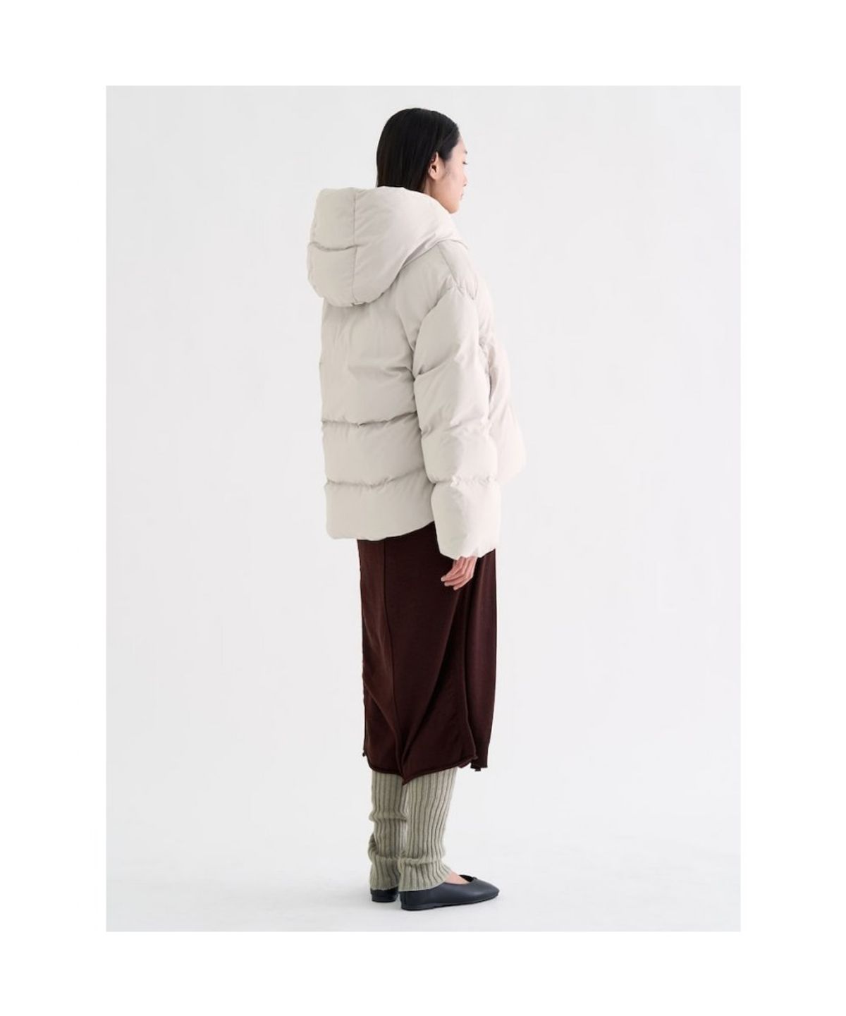앙개(ANGGAE) Duck Down Anggae Puffer   Ivory
