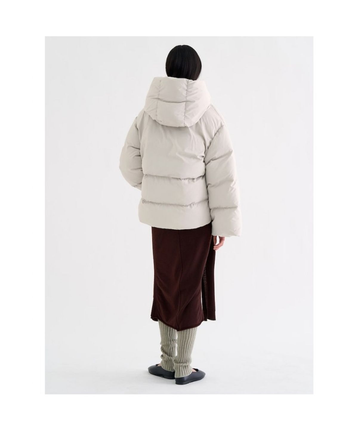 앙개(ANGGAE) Duck Down Anggae Puffer   Ivory