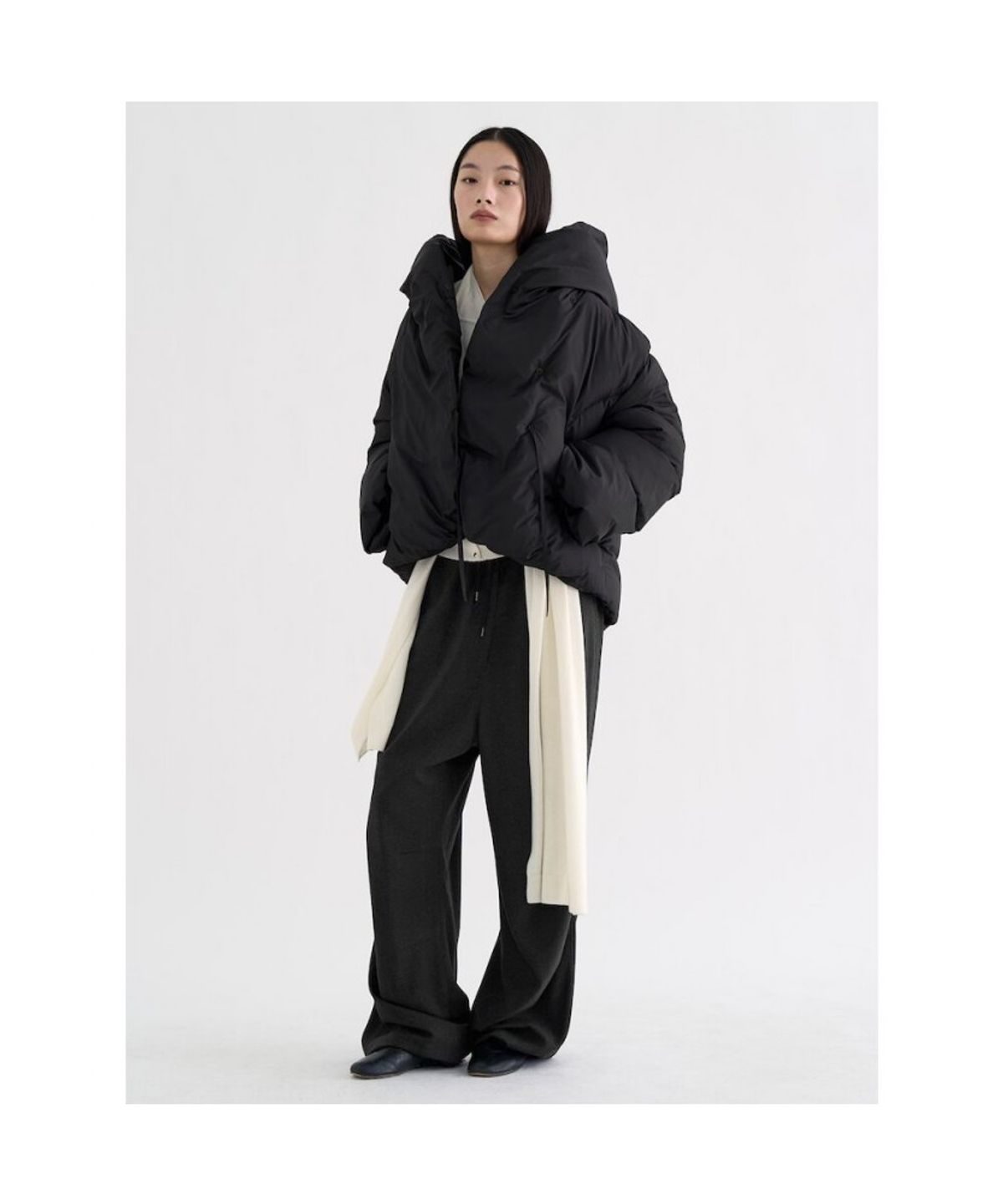 앙개(ANGGAE) Duck Down Anggae Puffer   Brown