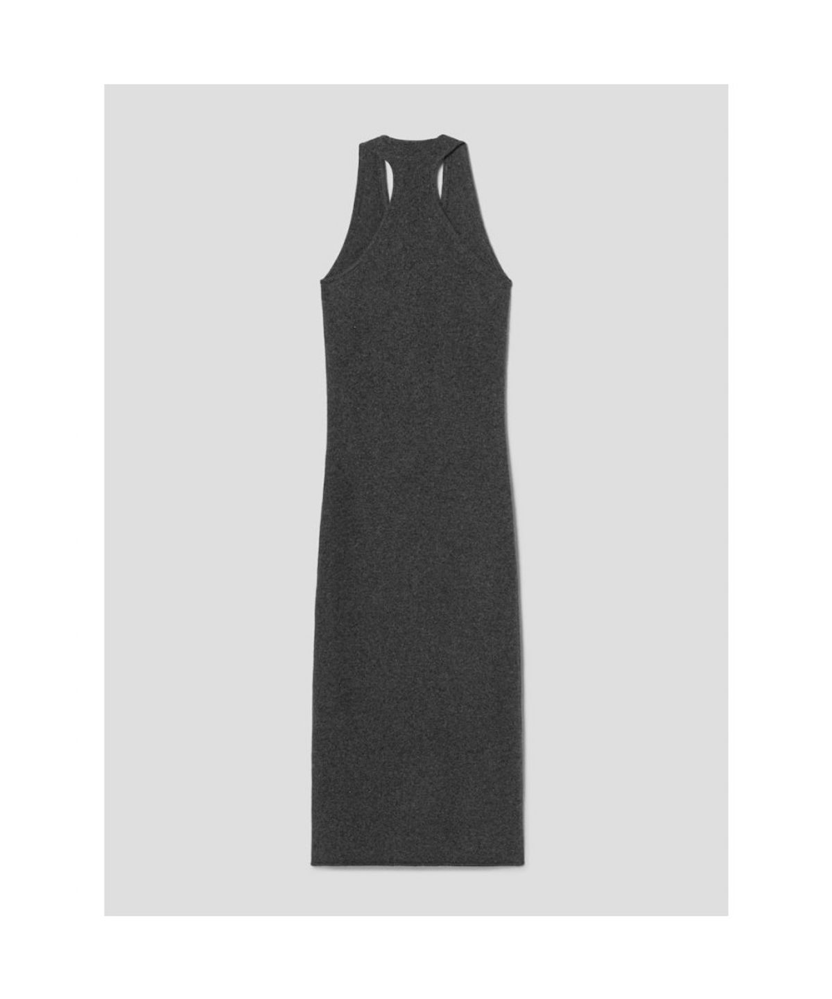 앙개(ANGGAE) Knit Long Dress  Ash
