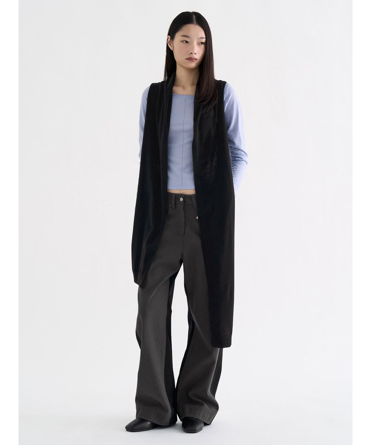 앙개(ANGGAE) Multy Way Muffler   Black