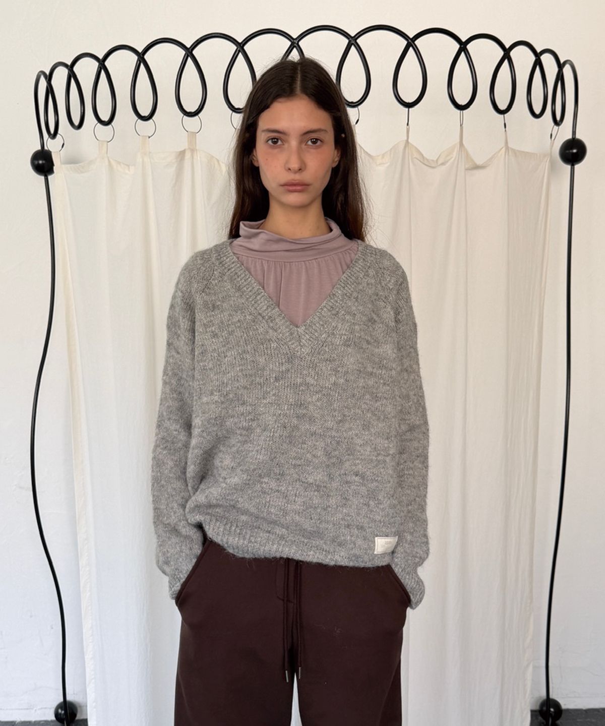 아수라(ASURA) BOCA WOOL V KNIT (3PACKS)